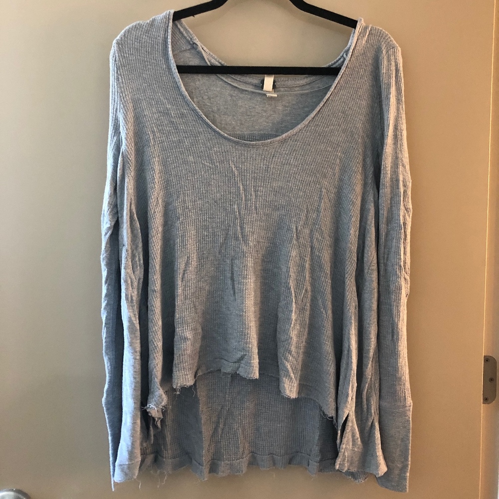 Light Blue Free People Long Sleeve size S